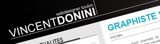 Vincent DONINI : R�ouverture du site