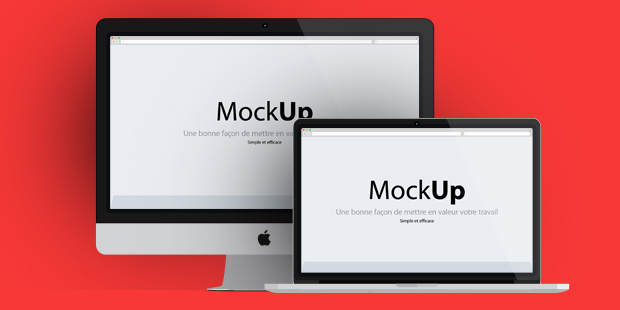 Les « mock-up » : Une bonne façon de mettre en valeur votre travail / webdesign 
