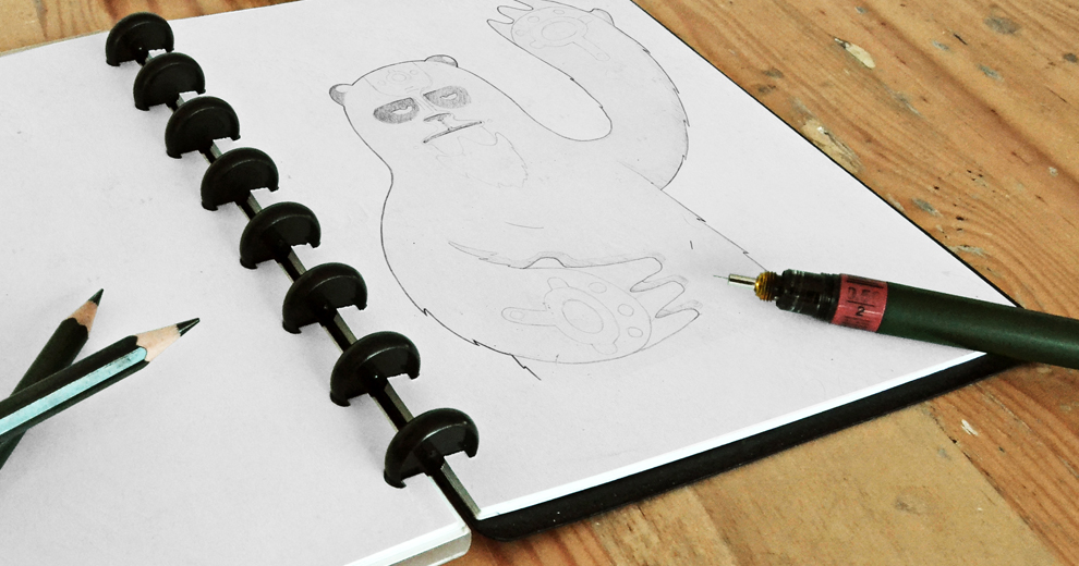 Papa ours / illustration
