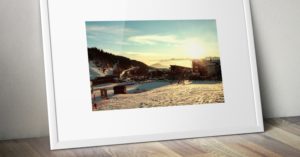 Neige de grenoble / photographie